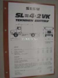 Sisu SL 150 170 4X2 VK tekninen erittely -myyntiesite
