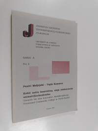 Kohti uutta innovoivaa, aloja yhdistelevää ammattikorkeakoulua : Pohjois-Karjalan ammattikorkeakouluprojektin ... osaraportti = Towards the new innovative, multid...