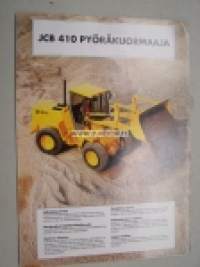 JCB 410 pyöräkuormaaja -myyntiesite