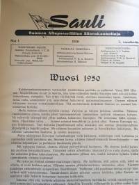 Sauli 1950/1 - Suomen Aliupseeriliiton äänenkannattaja