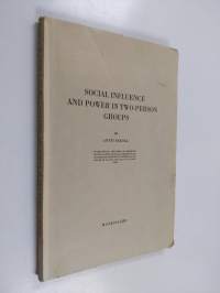 Social influence and power in two-person groups