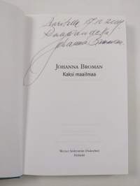 Kaksi maailmaa (signeerattu, tekijän omiste)