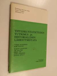 Yhteiskuntatieteiden tutkimus ja historiallinen lähestymistapa
