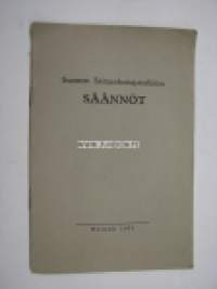 Suomen Sairaanhoitajatarliiton säännöt 1933