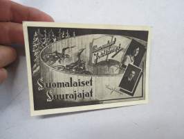 Suomalaiset Suurajajat (surmanajajat) sisarukset Jokilampi - Anna-Liisa &amp; Väinö -muistokortti