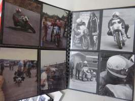 Jarno &quot;Paroni&quot; Saarinen maailmanmestari 1972 -kortti &amp; kuva-albumi nro 184 / 200