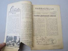 Harrastelija 1946 nr 1, Yksiputkinen paikallisvastaanotin, Tee itse suksesi, Induktoripuhelin, Kidekone, Askarteluosasto, ym.