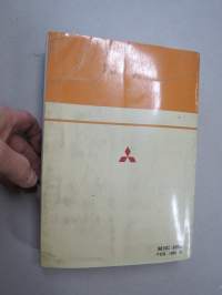Mitsubishi Canter (L.H. Drive) FC, FE Series 9810C-99000 Feb. 1980 Parts Catalog -varaosaluettelo