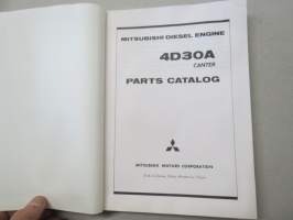 Mitsubishi Canter 4D30A 9882C-99900 Feb. 1980 Parts Catalog -varaosaluettelo