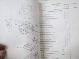 Mitsubishi 4GS Gasoline Engine Celeste, Galant, Galant STW, Galant Coupe, Mitsubishi L200 Sept. 1978 Parts Catalog -varaosaluettelo