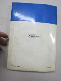 Mitsubishi 4GS Gasoline Engine Celeste, Galant, Galant STW, Galant Coupe, Mitsubishi L200 Sept. 1978 Parts Catalog -varaosaluettelo