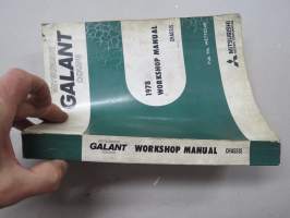 Mitsubishi Galant Coupe, 1978 Workshop Manual, Chassis -korjaamokäsikirja, englanninkielinen