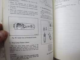 Mitsubishi Galant Coupe, 1978 Workshop Manual, Chassis -korjaamokäsikirja, englanninkielinen