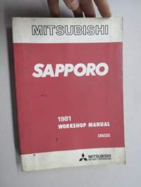 Mitsubishi Sapporo 1981 Workshop Manual, Chassis -korjaamokäsikirja, englanninkielinen