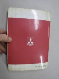 Mitsubishi Sapporo 1981 Workshop Manual, Chassis -korjaamokäsikirja, englanninkielinen