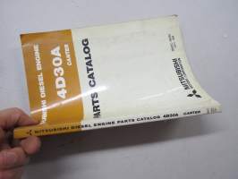 Mitsubishi 4D30A Diesel Engine Canter 9882C-99901 Nov. 1980 Parts Catalog -varaosaluettelo