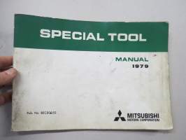 Mitsubishi Special Tool Manual 1979 -erikoistyökalut - esittely ja käyttö