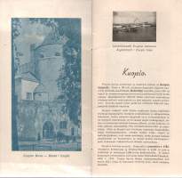 Kuopion Opas karttaliitteineen v. 1946
