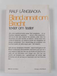 Bland annat om Brecht : texter om teater