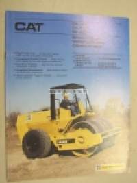 Caterpillar CS-551, CS553, CP553 Single Drum Vibratory Soil Compactor jyrä-myyntiesite