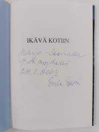 Ikävä kotiin (signeerattu, tekijän omiste)