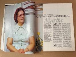 Me Naiset 1974 nro 11 ilmestynyt 15.3.1974, kaikki hiuksista, Siiri Komulainen - Martta, Ingmar Bergman