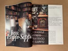 Me Naiset 1972 nro 41 ilmestynyt 11.10.1972, talvimuodin erikoisnumero, Jussi Lappi-Seppälä, Mauno Kuusisto lauloi vain Sirkalle (Saira), Navalan kartano