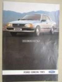 Ford Orion 1985 -myyntiesite