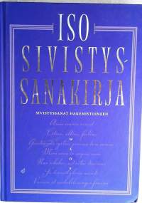 iso sivistyssanakirja sivistyssanat hakemistoineen