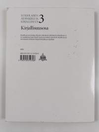 Lukiolaisen äidinkieli ja kirjallisuus 3, Kirjallisuusosa