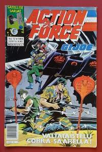 Action Force - G.I. Joe 12/1989.  Valtataistelu Cobra-saarella. (Sarjakuvat)