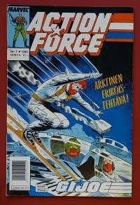 Action Force - G.I. Joe 7/1990.  Arktinen erikoistehtävä. (Sarjakuvat, sopiva keräilykappaleeksi)