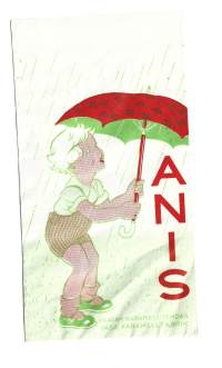 Anis - karamellipussi 17x9 cm   tuotepakkaus