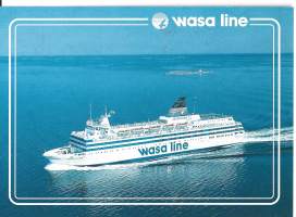 m/s Wasa King / wasa line - laivakortti, laivapostikortti  postikortti kulkematon