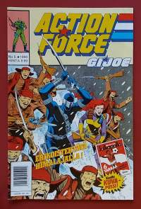 Action Force - G.I. Joe 5/1991.  Erikoistehtävä Himalajalla. (Sarjakuvat, sopiva keräilykappaleeksi)