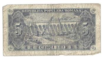 Romania 5 Lei 1952  seteli