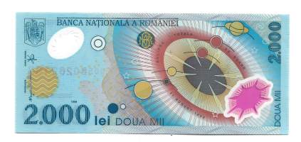 Romania  2 000 Lei  1999  seteli
