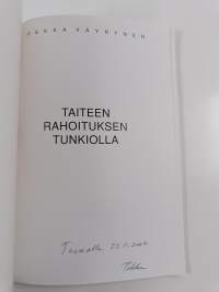 Taiteen rahoituksen tunkiolla (signeerattu, tekijän omiste)