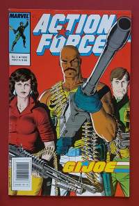 Action Force - G.I. Joe 3/1990. Jälkiselvittelyjä. (Sarjakuvat, sopiva keräilykappaleeksi)