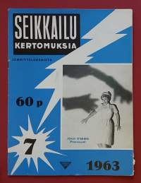 Seikkailukertomuksia  7/1963. (Lukulehdet, kioskikirjallisuus, 60-luku)