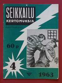 Seikkailukertomuksia  4/1963. (Lukulehdet, kioskikirjallisuus, 60-luku)