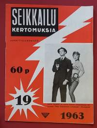 Seikkailukertomuksia  19/1963. (Lukulehdet, kioskikirjallisuus, 60-luku)