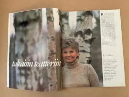 Me Naiset 1972 nro 21 ilmestynyt 24.5.1972, Irene Karvola, Muska, Riitta Ritvala, Aini Koponen -  työtä vuorotta pientalon emännän arki