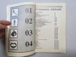 Rapla maakonna telefoniteatnik 1992 -puhelinluettelo
