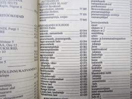 Rapla maakonna telefoniteatnik 1992 -puhelinluettelo