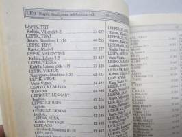 Rapla maakonna telefoniteatnik 1992 -puhelinluettelo