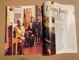 Me Naiset 1972 nro 25/26  ilmestynyt 21.6.1972, Saarikoskien onnen aika, Oma koti - tekstiilit, Dora Jung