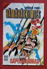 Hämähäkkimies - Spider-Man 5/1990.  Marauderien sapelihammas.  (Sarjakuvalehti)