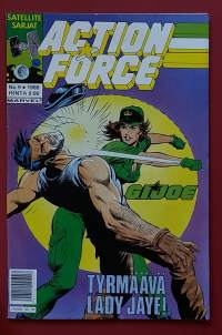 Action Force - G.I. Joe 9/1989. Tyrmäävä lady Jaye. (Sarjakuvat, sopiva keräilykappaleeksi)