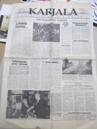 Neuvosto-Karjala - kansallinen yleisölehti, 18.6.1991; Lehmiä Suomesta Vuokkiniemelle ja moitteita avustuksena toimitettujen koneiden tilasta, Salmi-Seuran asioita..